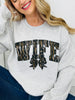 Wife Bottomland Camo Crewneck Sweatshirt