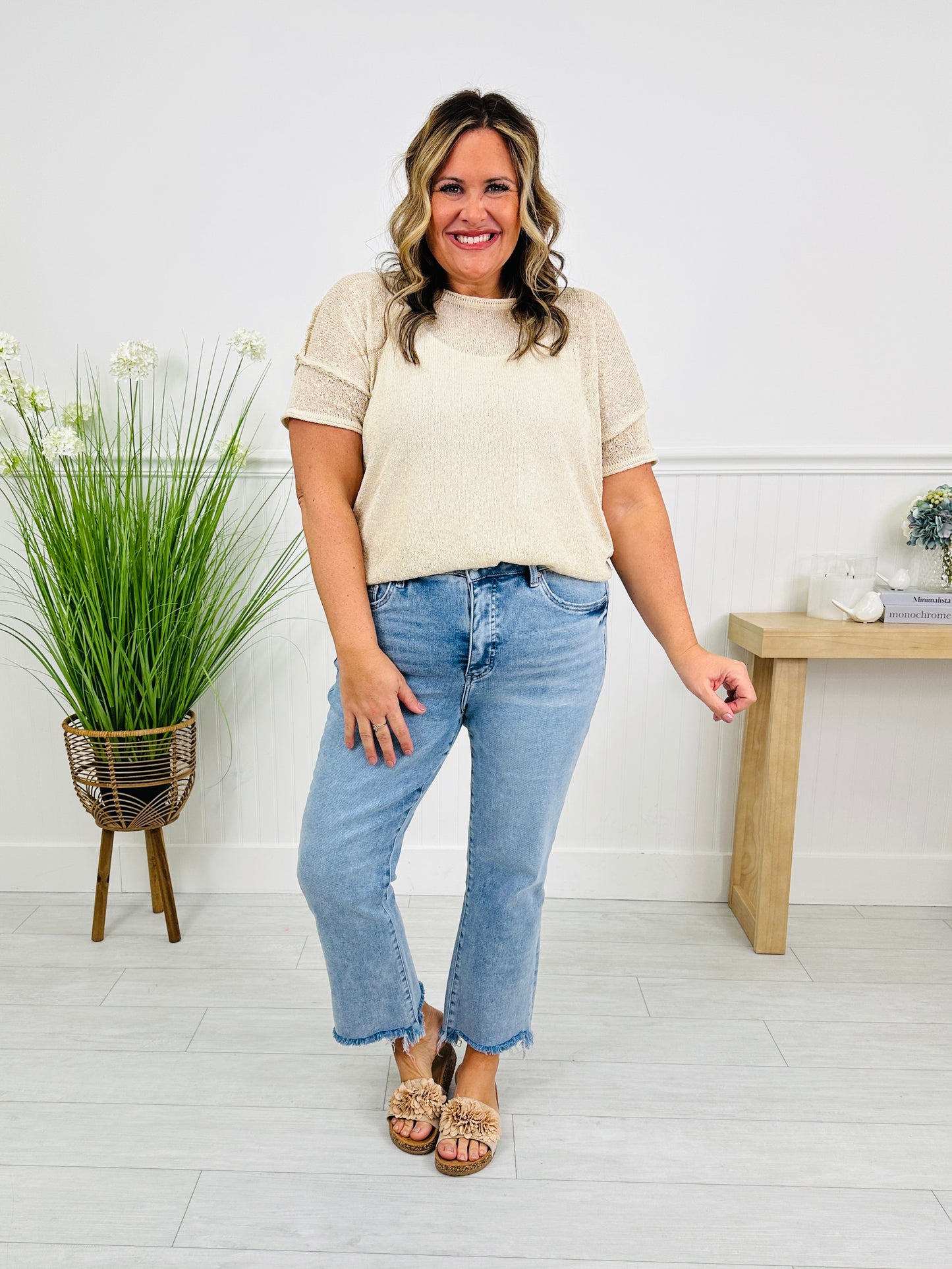 Bring The Flare Tummy Control Kick Flare Jeans
