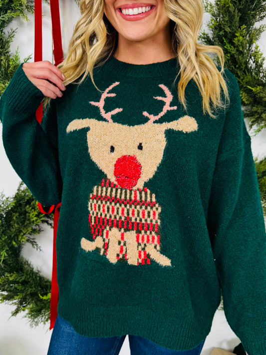 Reindeer Cheer Sweater