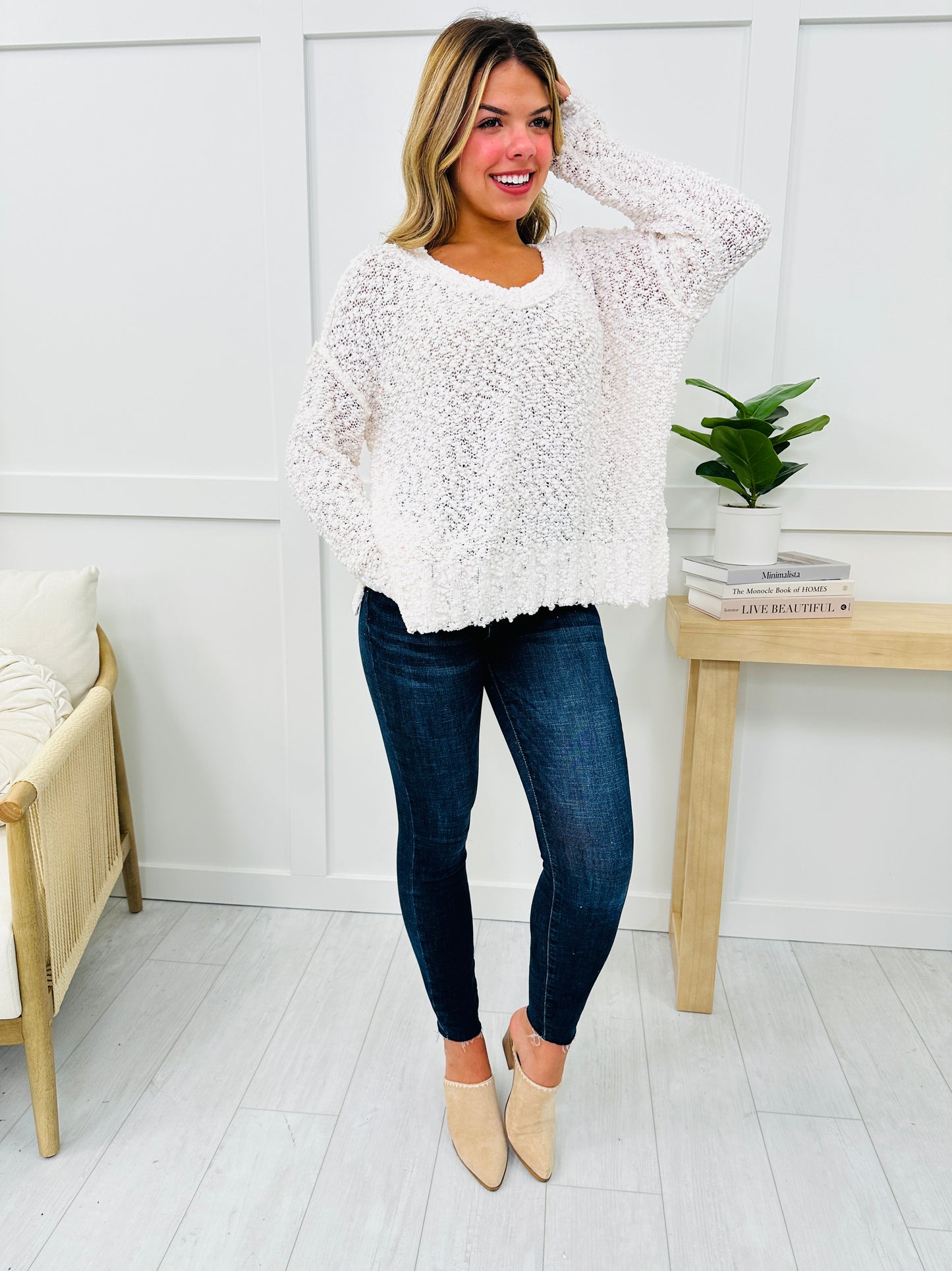 REG/CURVY Essential Ease Sweater- Multiple Colors!