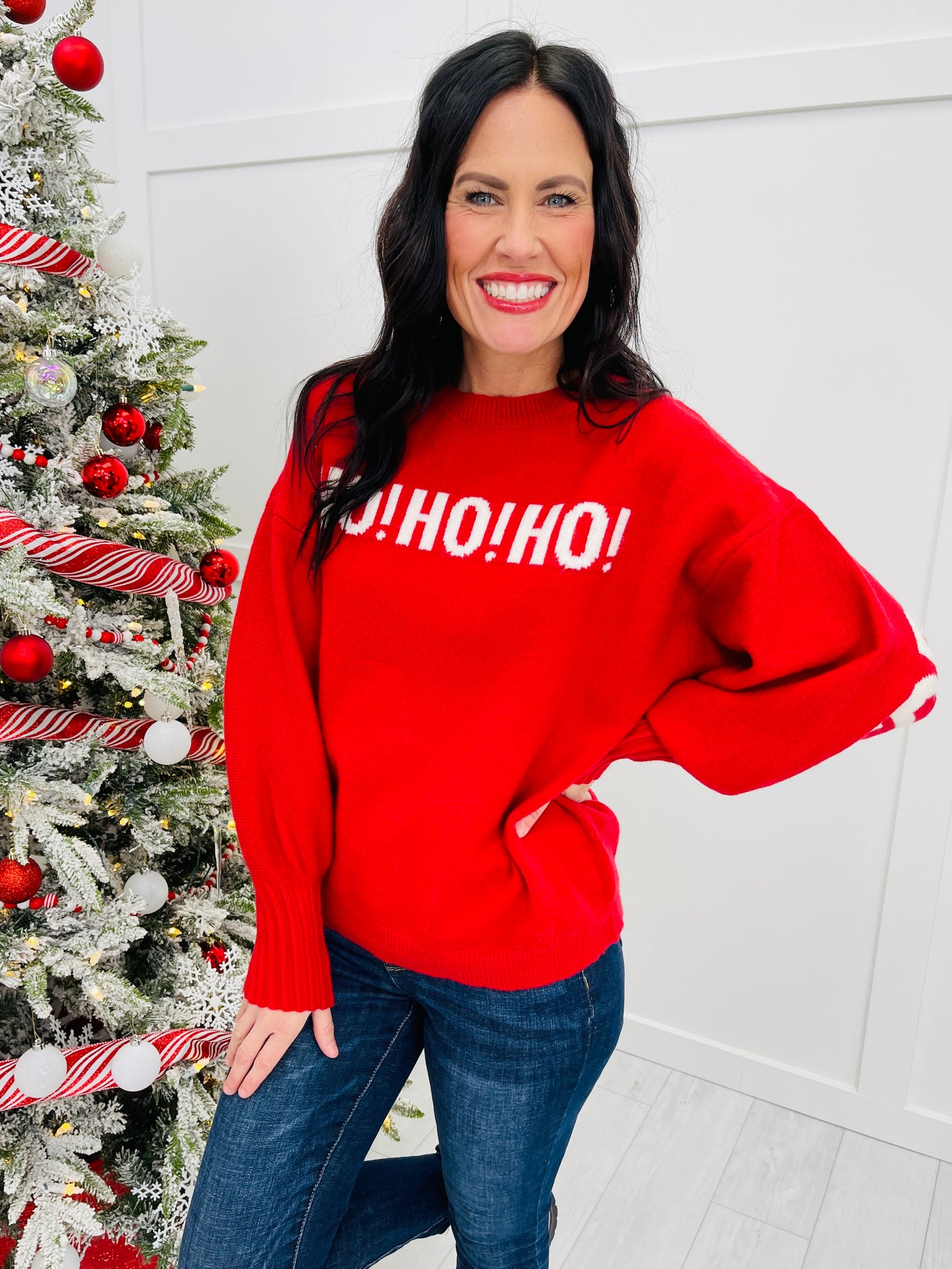 Ho Ho Ho Cozy Classic Sweater- Multiple Colors!