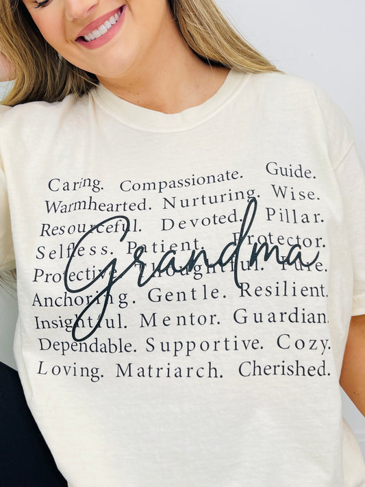 Grandma Affirmations Graphic Tee