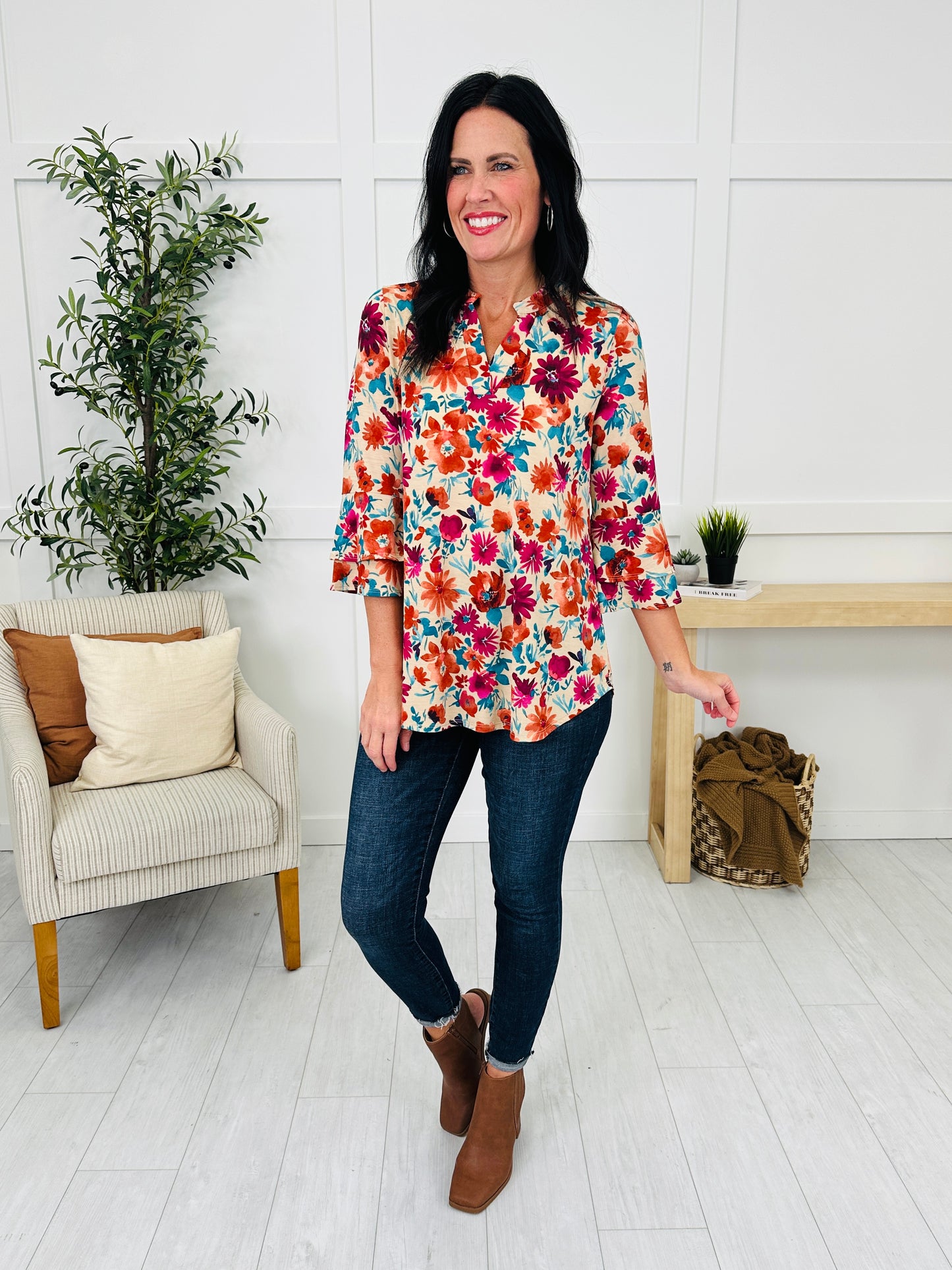 Midnight Marigold Top