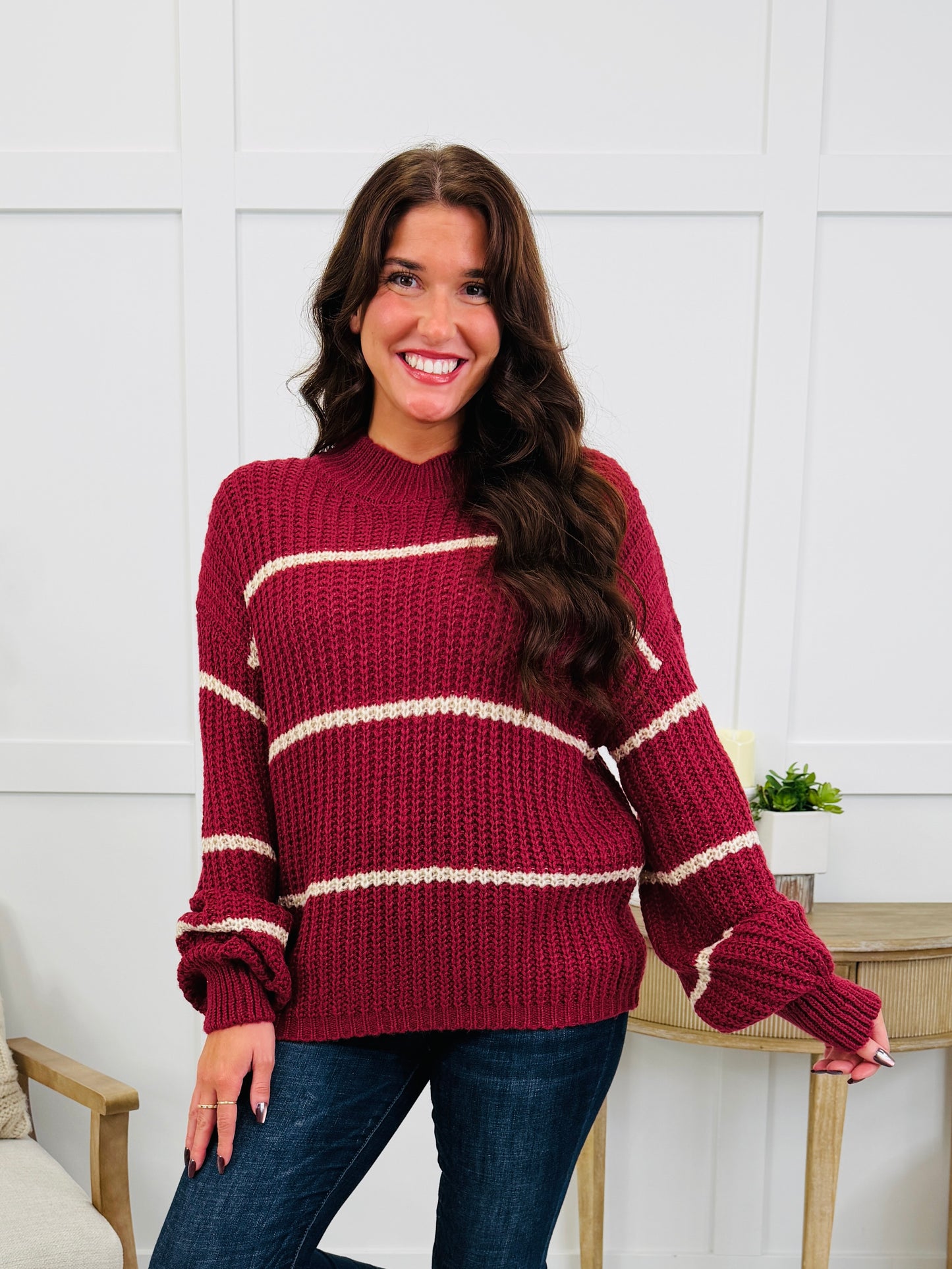 Made Our Own Light Sweater In Cabernet