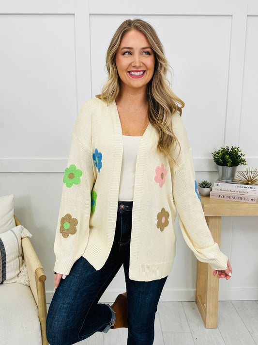 Threads Of A Garden Cardigan