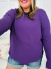 MOCO Exclusive Everyday Essential Long Sleeve Top In Eggplant