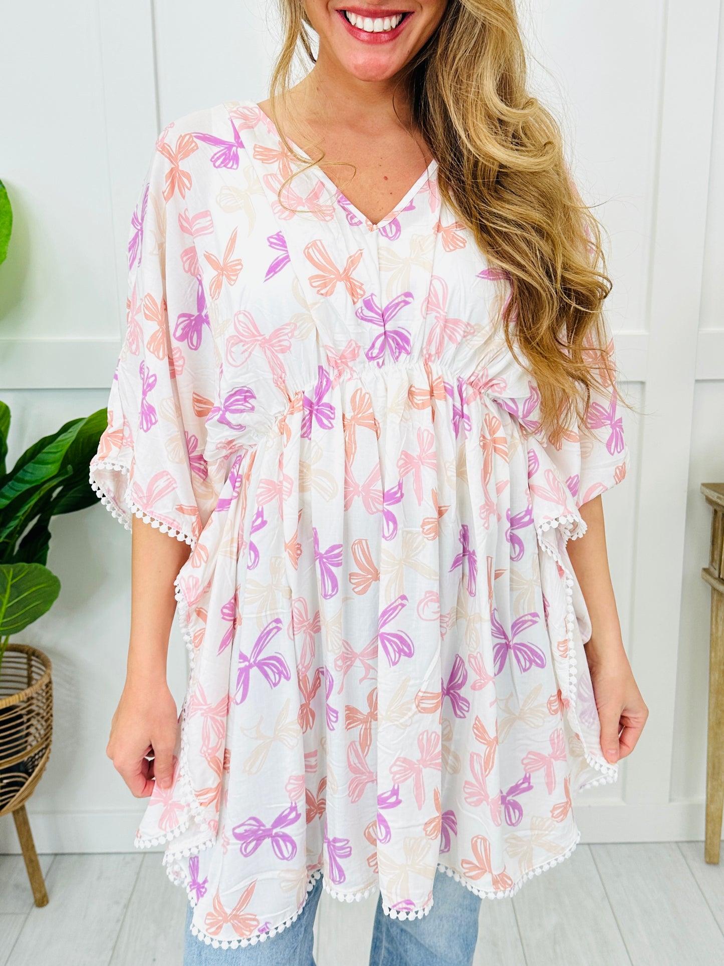 Ribbon Cover-Up Dress