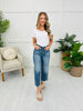 Judy Blue Mystical Magical Rigid Magic Cropped Wide Leg Jeans