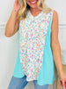 Floral Fusion Tank Top in Multiple Colors