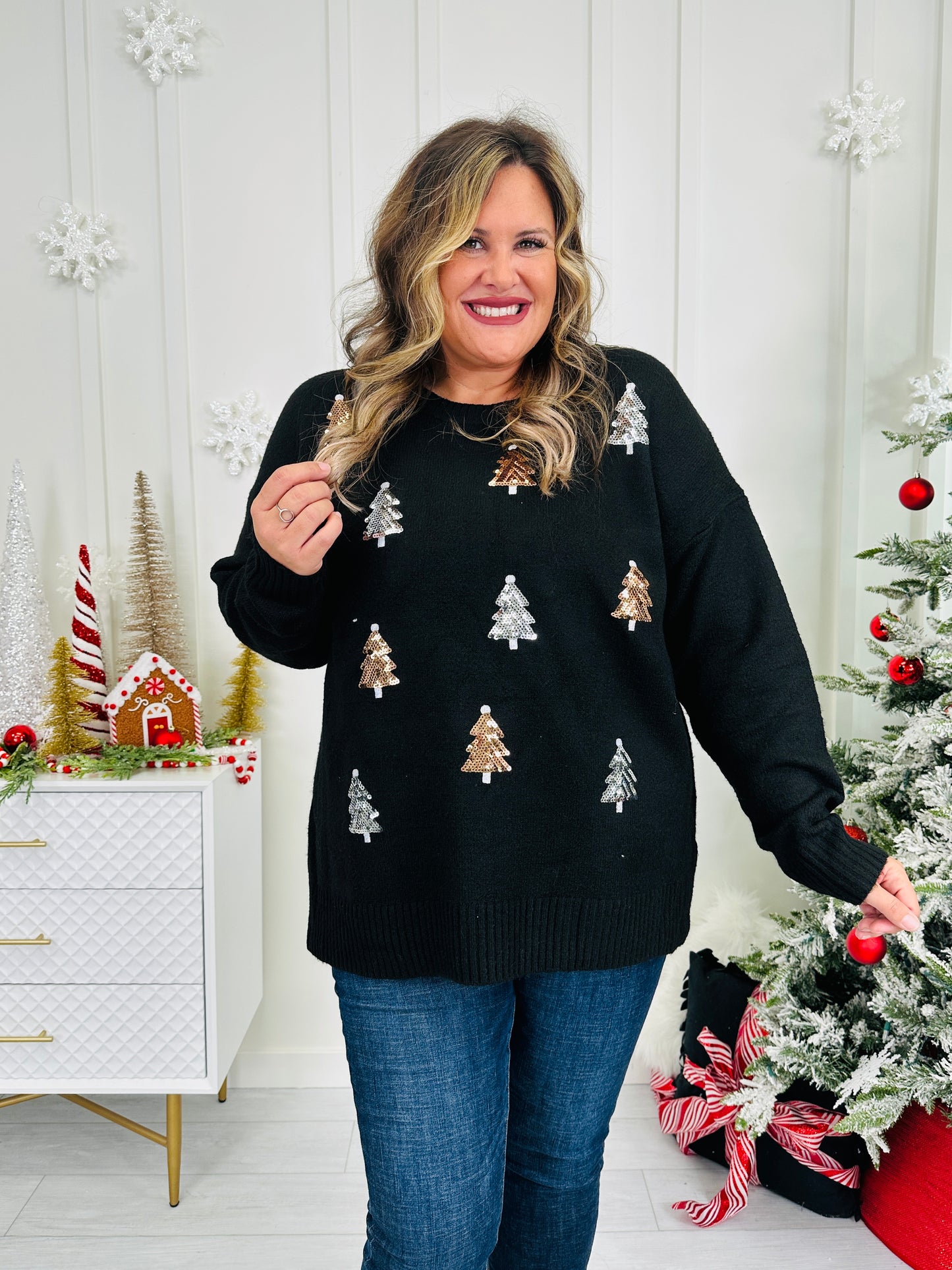 Sparkle Through The Season Sweater