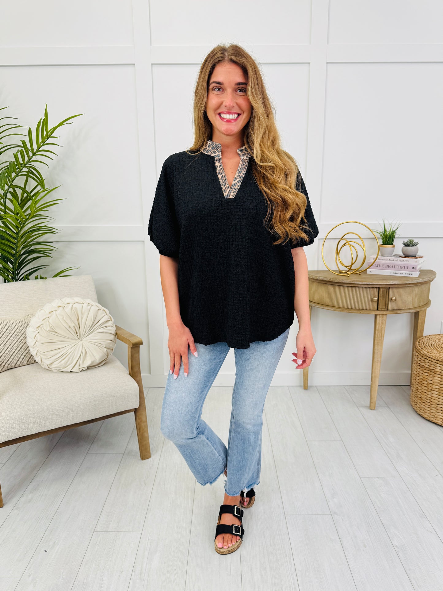 Wildly Comfortable Top In Black
