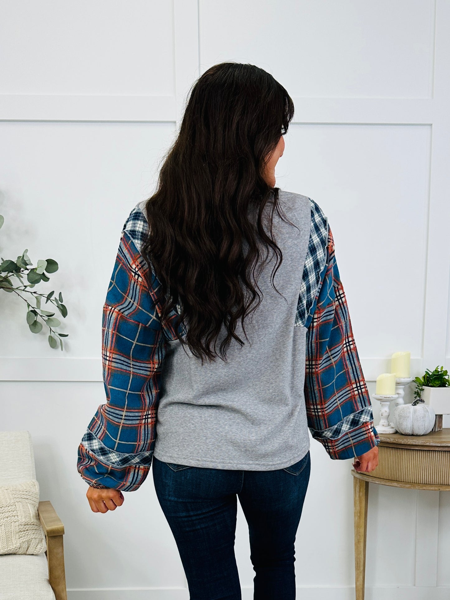Plaid About You Top