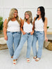 Judy Blue Caught Feelings Straight Fit Jeans