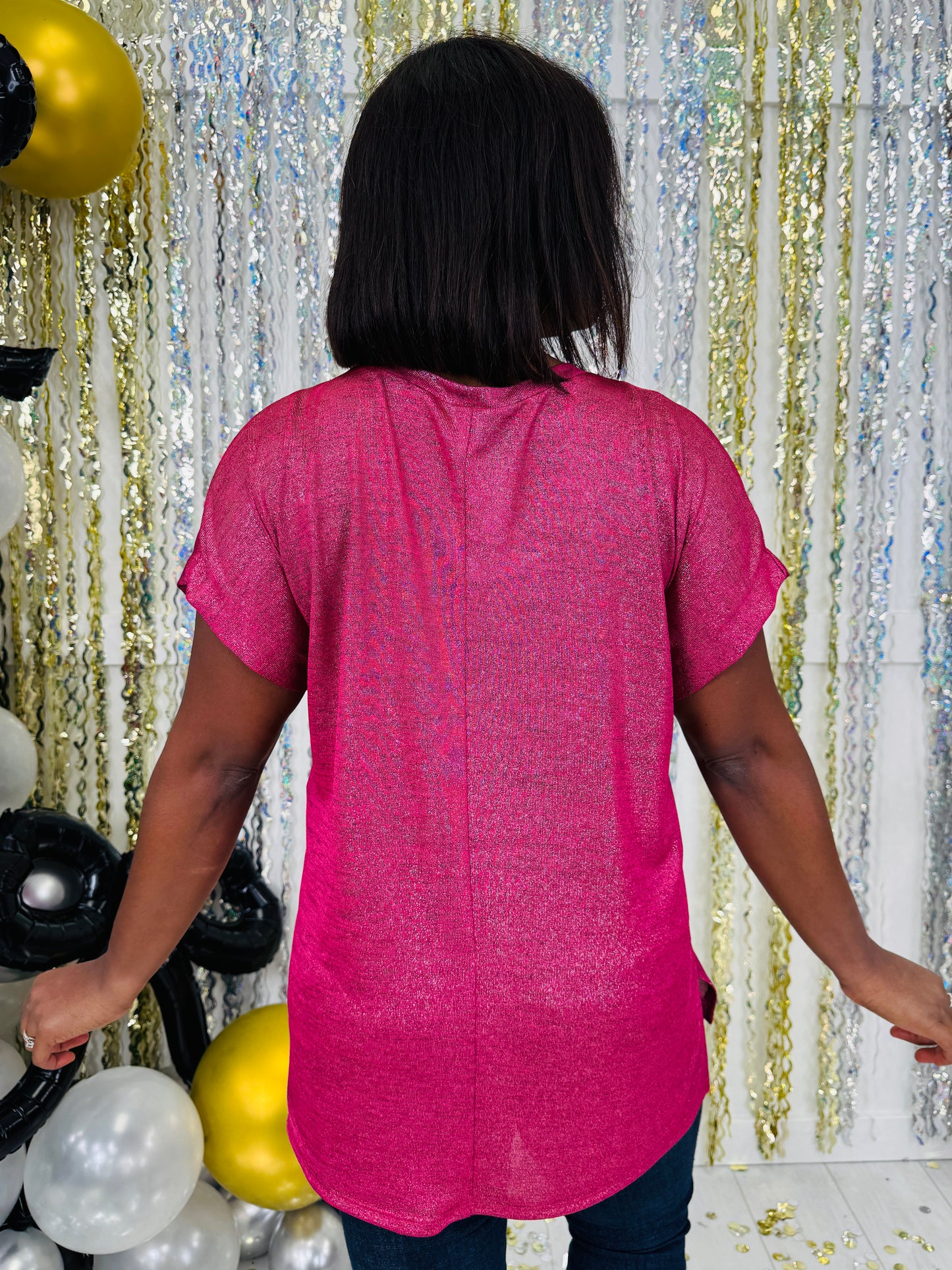 Shimmery Allure Top- Multiple Colors!