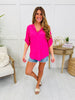 Floral Feelings Top In Fuchsia