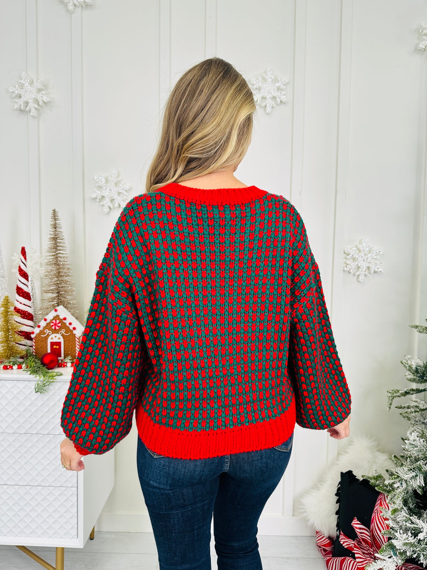 Patterned With Cheer Sweater