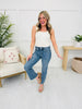 Step By Step Tummy Control MOCO Exclusive Step Hem Cropped Jeans