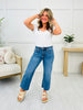 Daydreamer Wide Leg Tummy Control Cropped Jeans