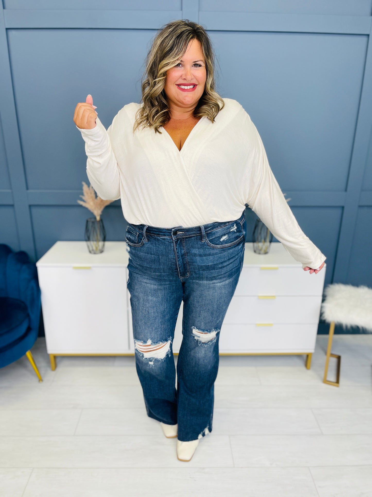 Judy Blue REG/CURVY Tummy Control Millionaire Flare Jeans