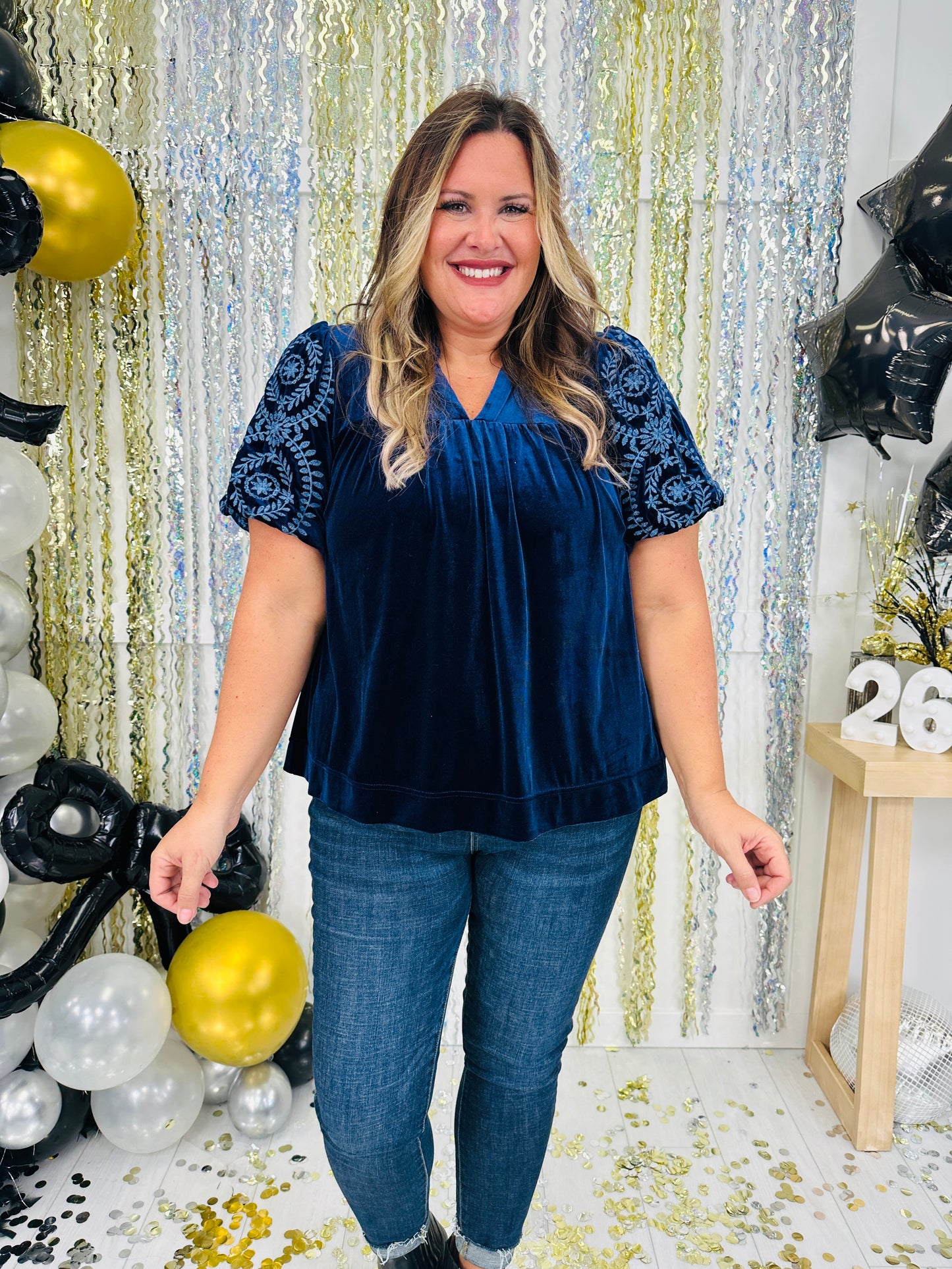 Midnight Merriment Top- Multiple Colors!