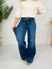 Judy Blue Girl Power Retro Wide Leg Trouser Jeans in Regular and Petite