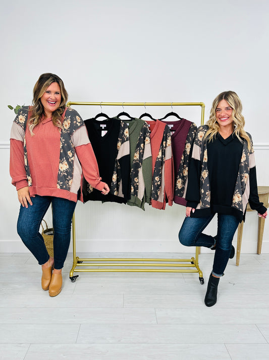 Winter Bloom Top- Multiple Colors!