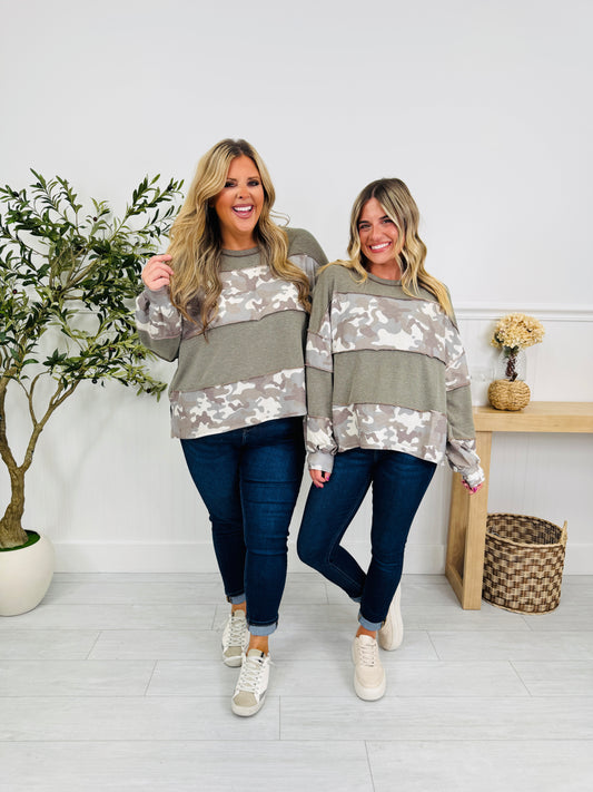 Casually Camo Top