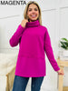 REG/CURVY On The Go Scuba Mock Neck Top--Multiple Colors