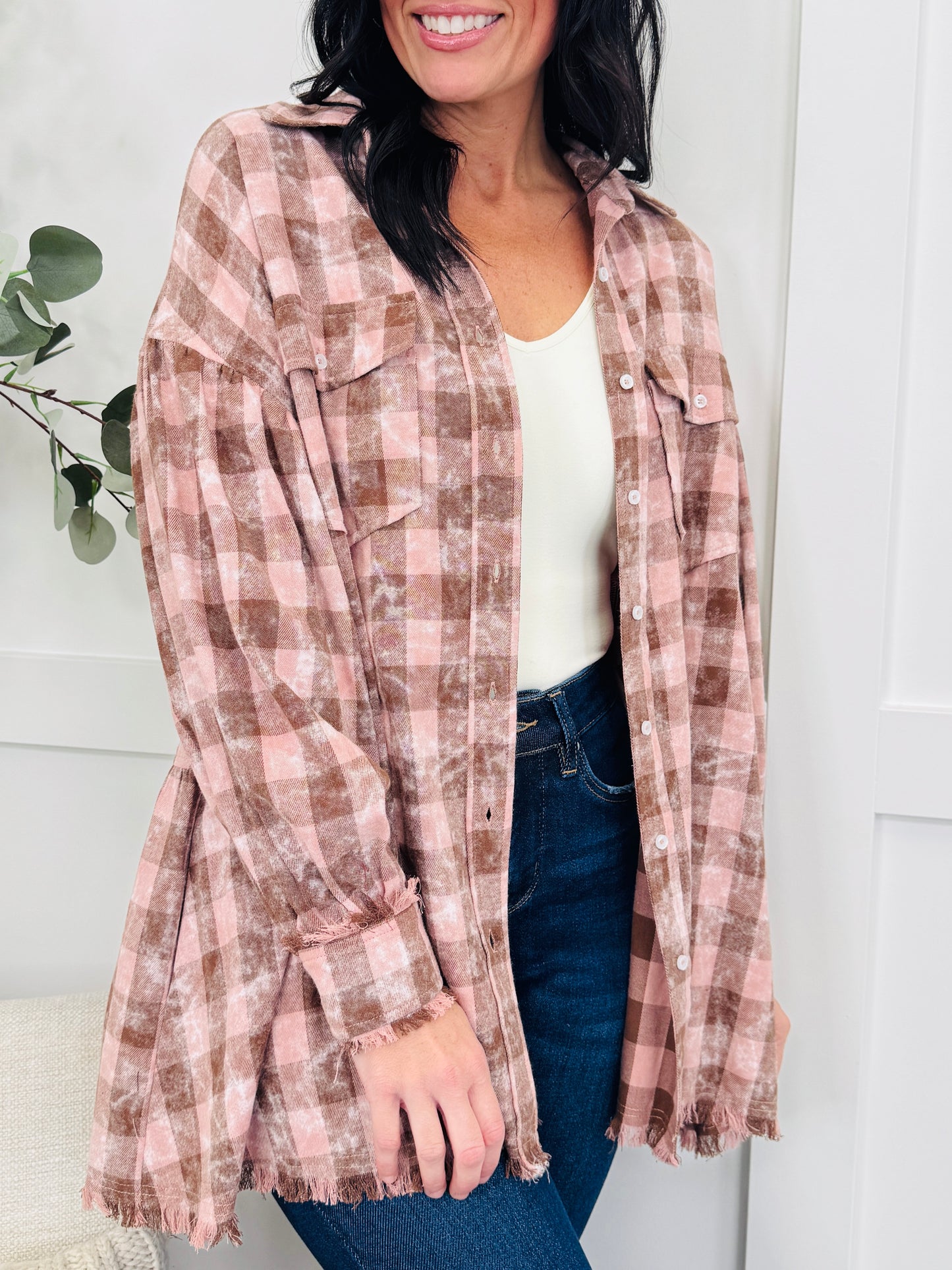Blushwood Buttons Flannel