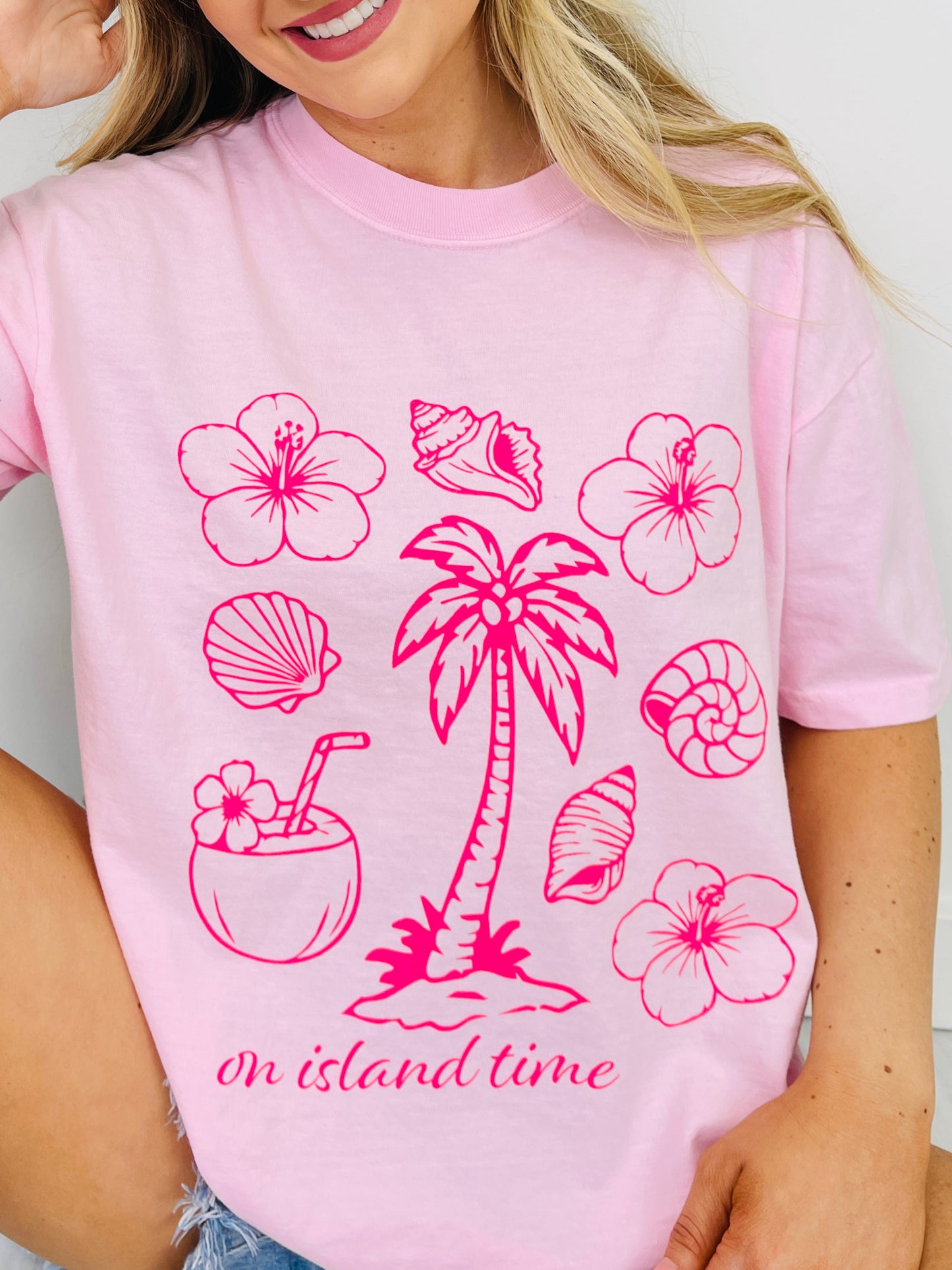 On Island Time Graphic Tee