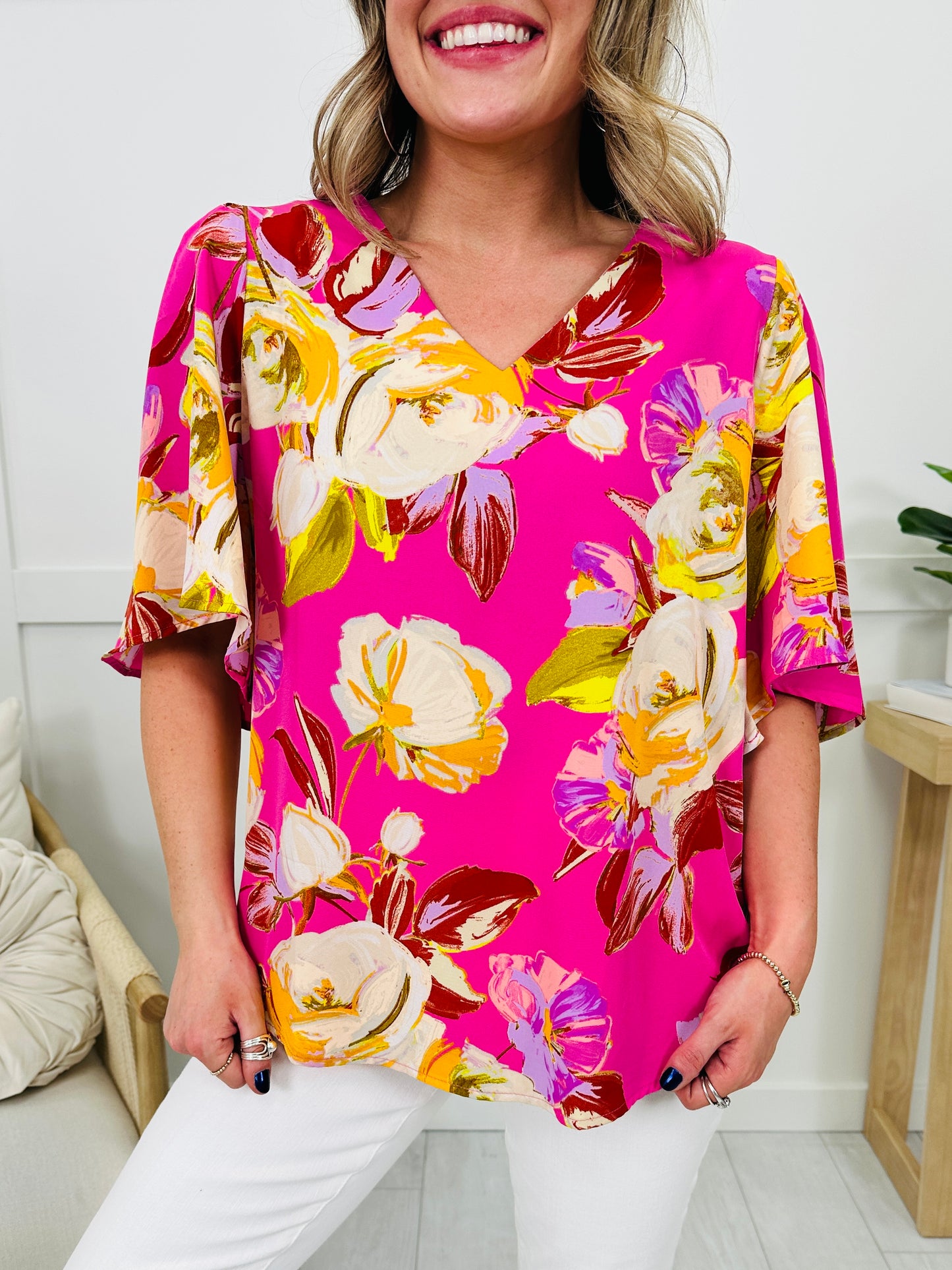 REG/CURVY Blooming and Beautiful Top