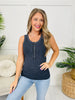 DOORBUSTER! Bright And Buttoned Tank Top- Multiple Colors!