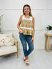 Golden Meadow Tank Top In Custard