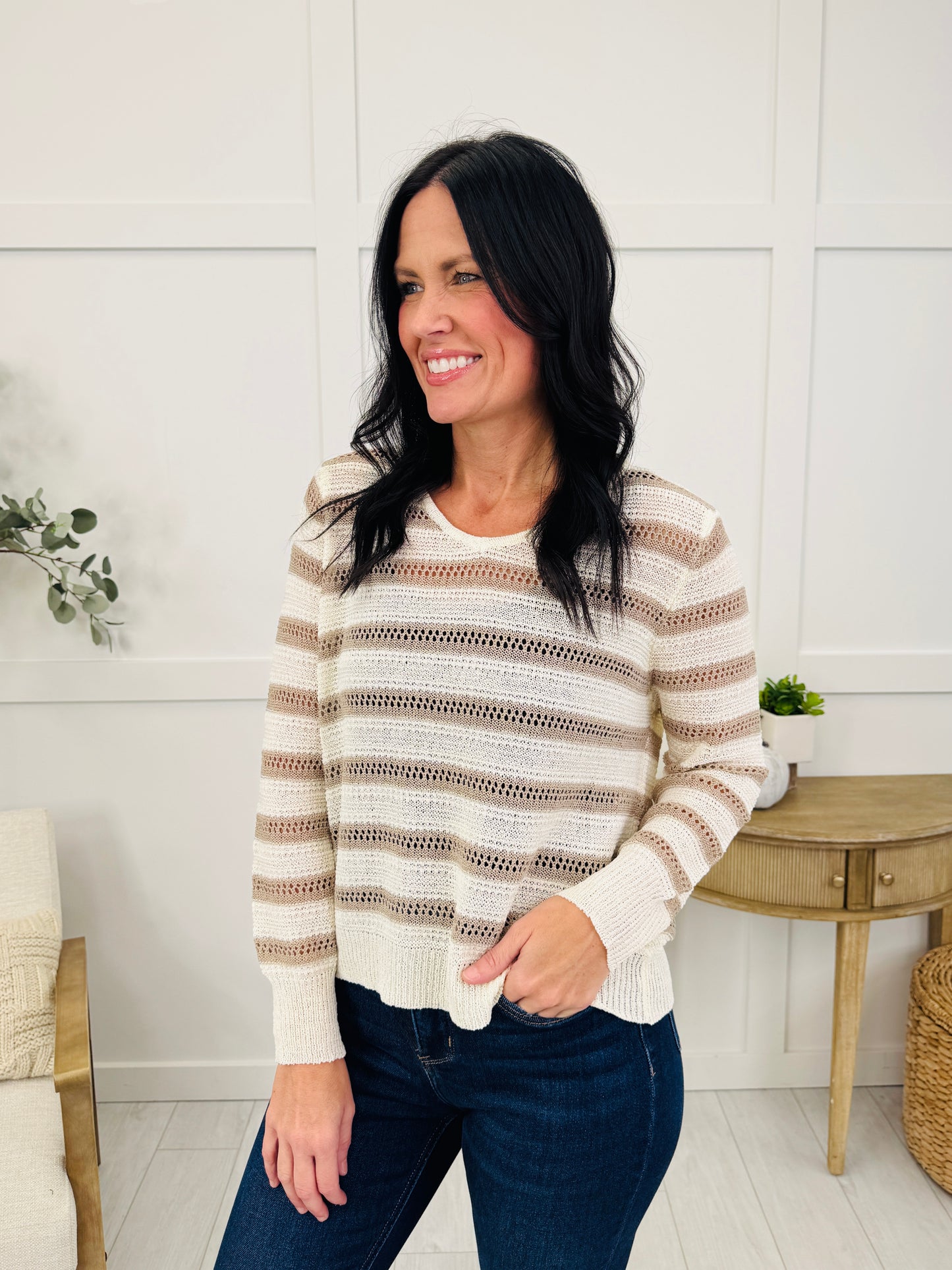 Sand & Cinnamon Sweater In Taupe