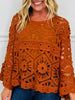Casually Crochet Top In Multiple Colors