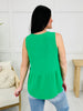 Chasing Daylight Tank Top In Kelly Green