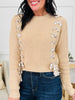 Ribbon Dreams Sweater in Taupe