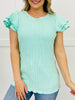 Ruffle Me Up Top in Multiple Colors