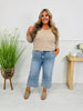 Style Standard Tummy Control Cropped Wide Leg Jeans In Multiple Inseams