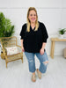 DOORBUSTER! Collar Me Cozy Top- Multiple Colors!