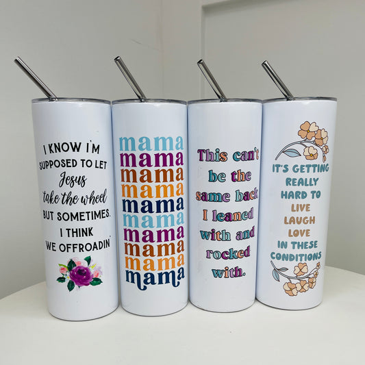 PREORDER! Tall Travel Cup- Multiple Styles!