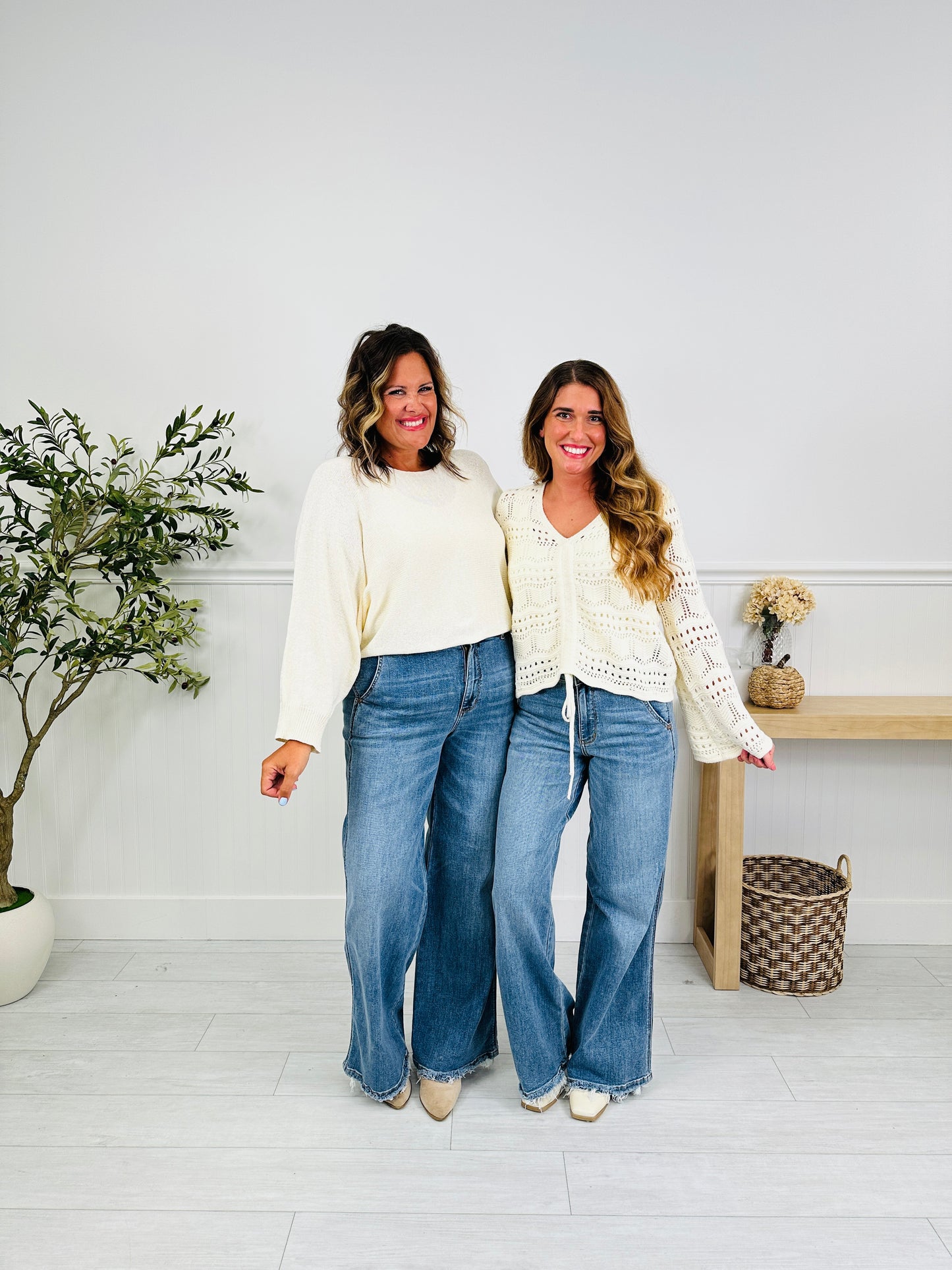 Judy Blue Almost Famous Retro Wide Leg Jeans