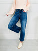 Carefully Curved Slim Barrel Jeans with Tummy Control