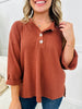 REG/CURVY Cute As a Button Top- Multiple Colors!