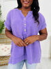DOORBUSTER! Buttoned in Style Top- Multiple Colors!
