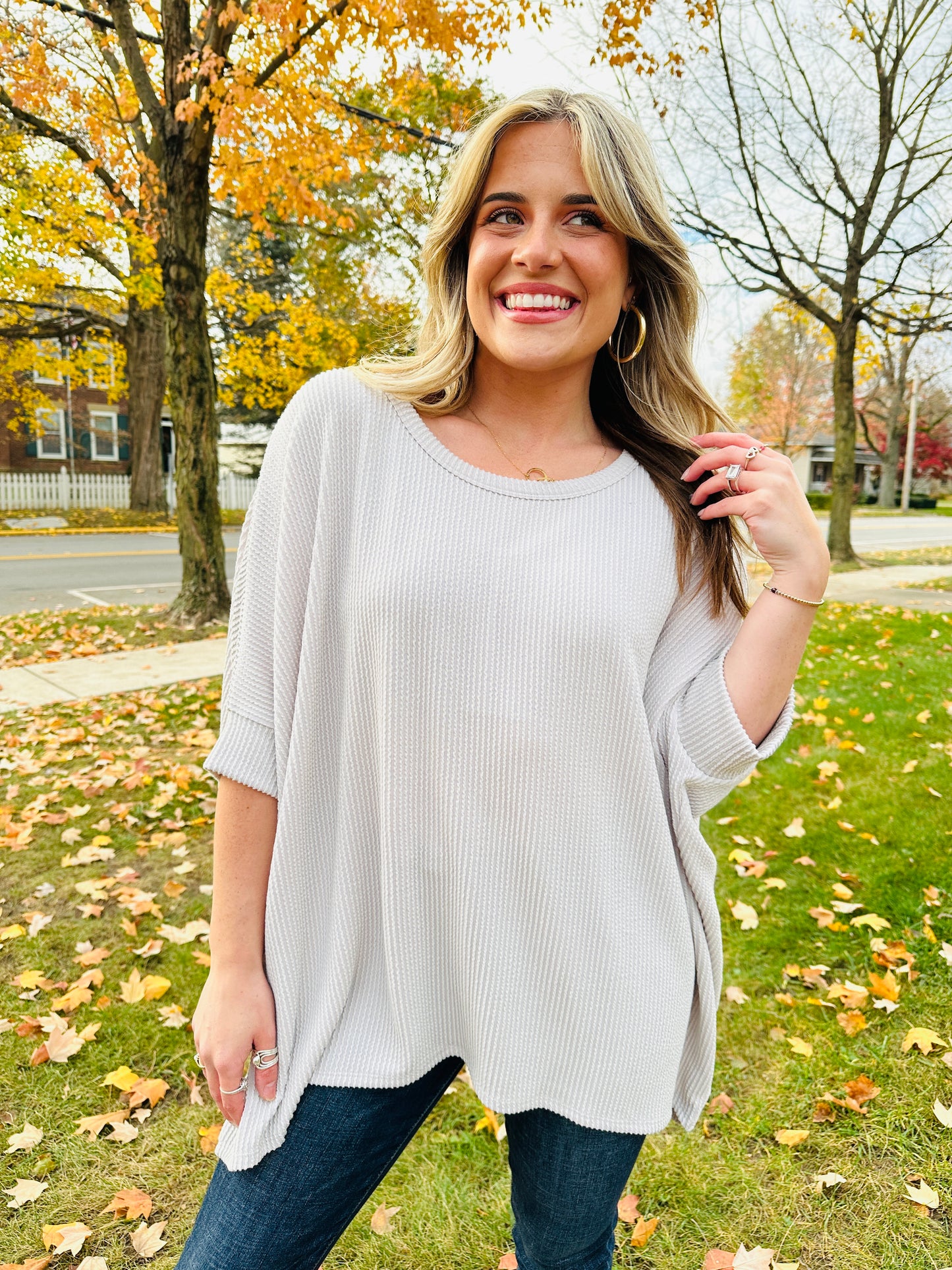 REG/CURVY Casual Charm Top- Multiple Colors!