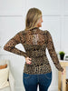Sheer Fascination Top in Leopard