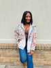 Sweet Petal Pullover in Denim Floral Multi