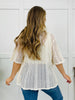 Ivory Breeze Button Top