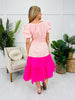 Pastel Poetry Dress in Blush Pink